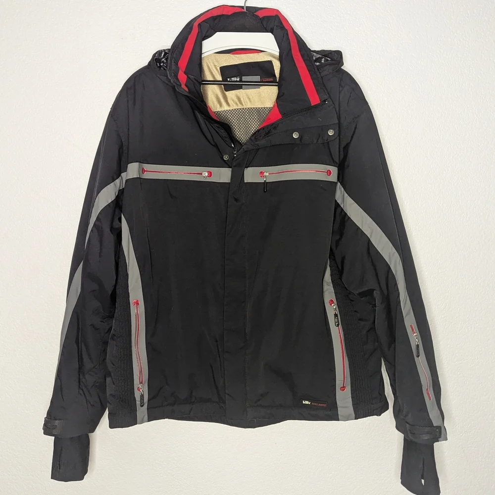 Killy Smart System Ski/Snowboard Jacket Black, Red, Grey Men's 42‎ - Picture 15 of 15